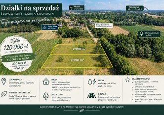 działka na sprzedaż - Sochocin, Ślepowrony